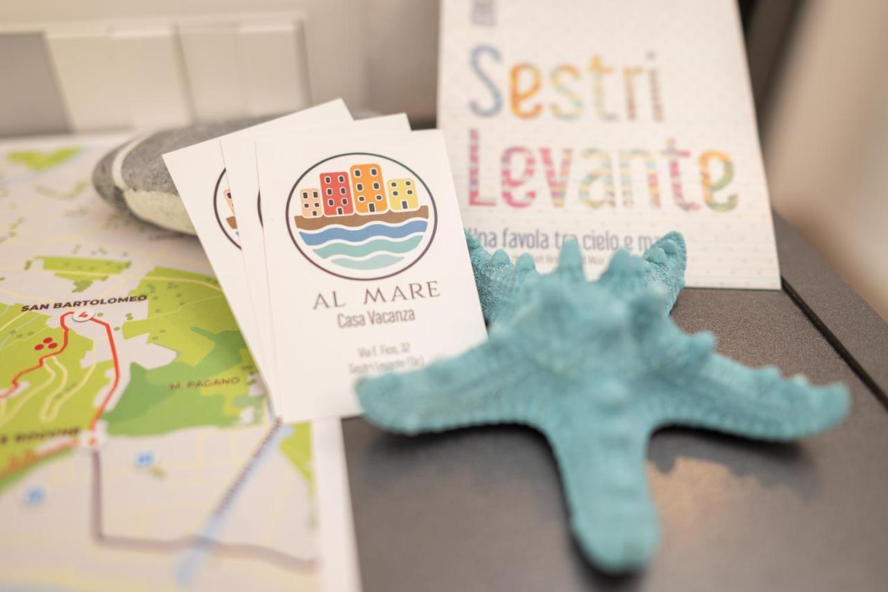 068 - Casa Stella Marina In Centro, 450Metri Da Mare E Spiaggia Sestri Levante Luaran gambar